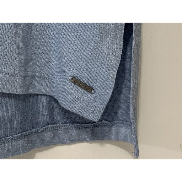 NWT Orvis Women's Short Sleeve V-Neck Tunic Knit Top Size XXL - Blue - Picture 4 of 9